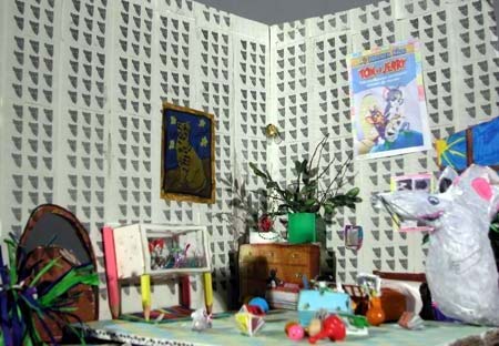 La chambre vue de face