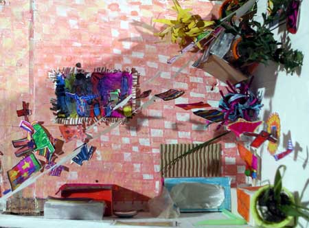 La salle de bain vue du dessus